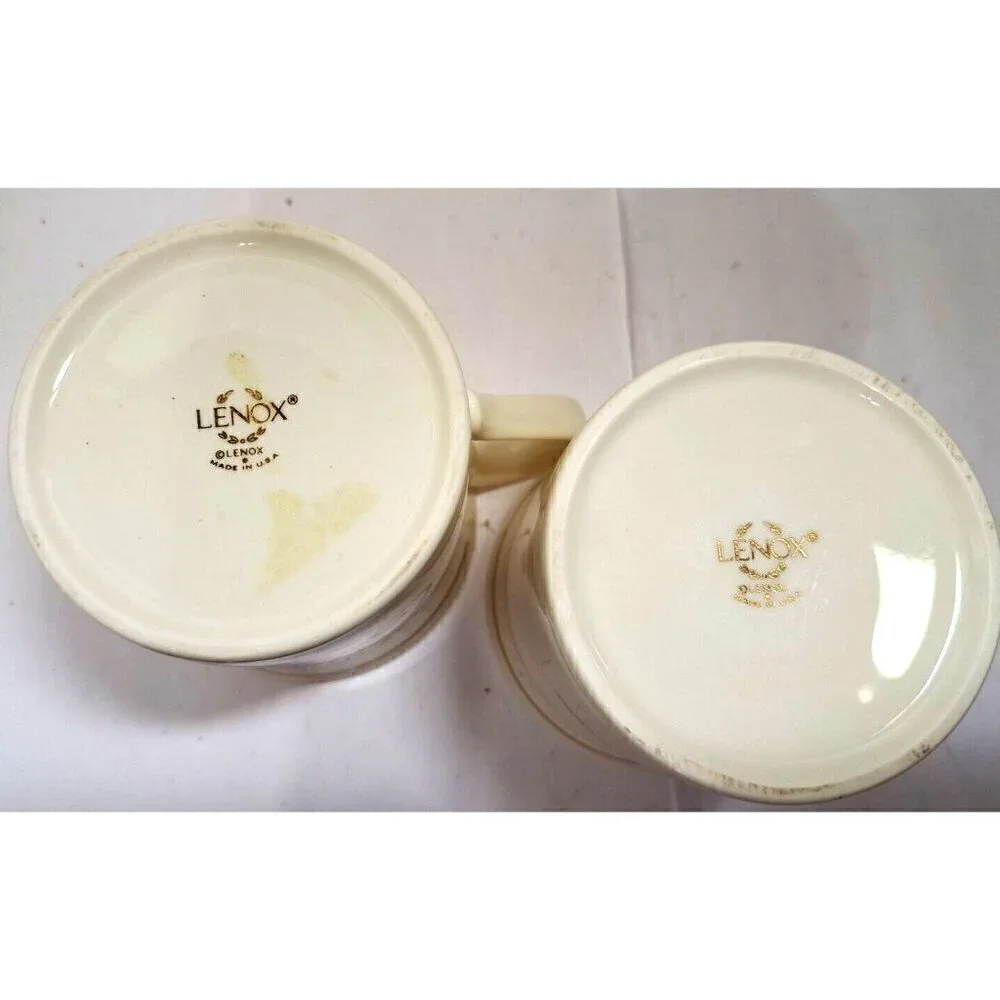 Lenox Set of 2 Bone China Mugs 